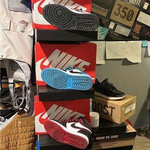 3 pairs of Jordan’s